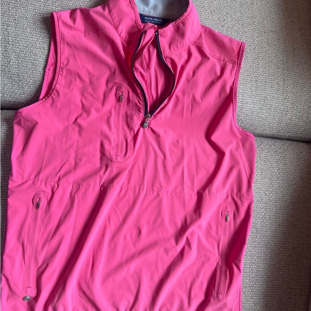 Peter Millar Crown Crafted Flex Adapt Half-Zip Pullover Vest